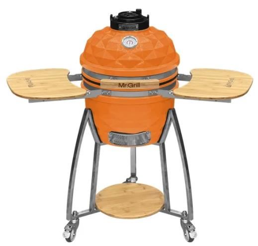Kamado Mr. Grill 16″ Pulgadas Diamante - Naranja